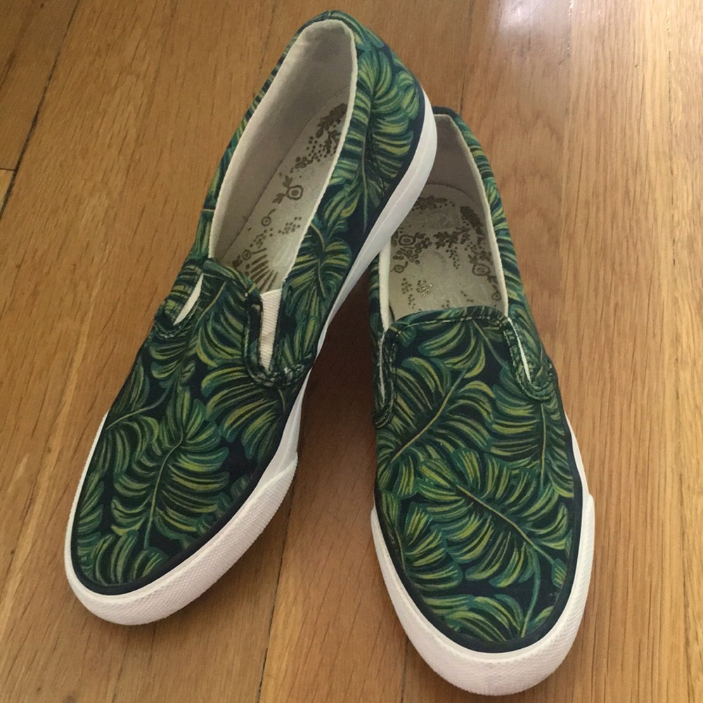 Keds x Rifle Paper Co Paper Palms Slip-on Sneakers